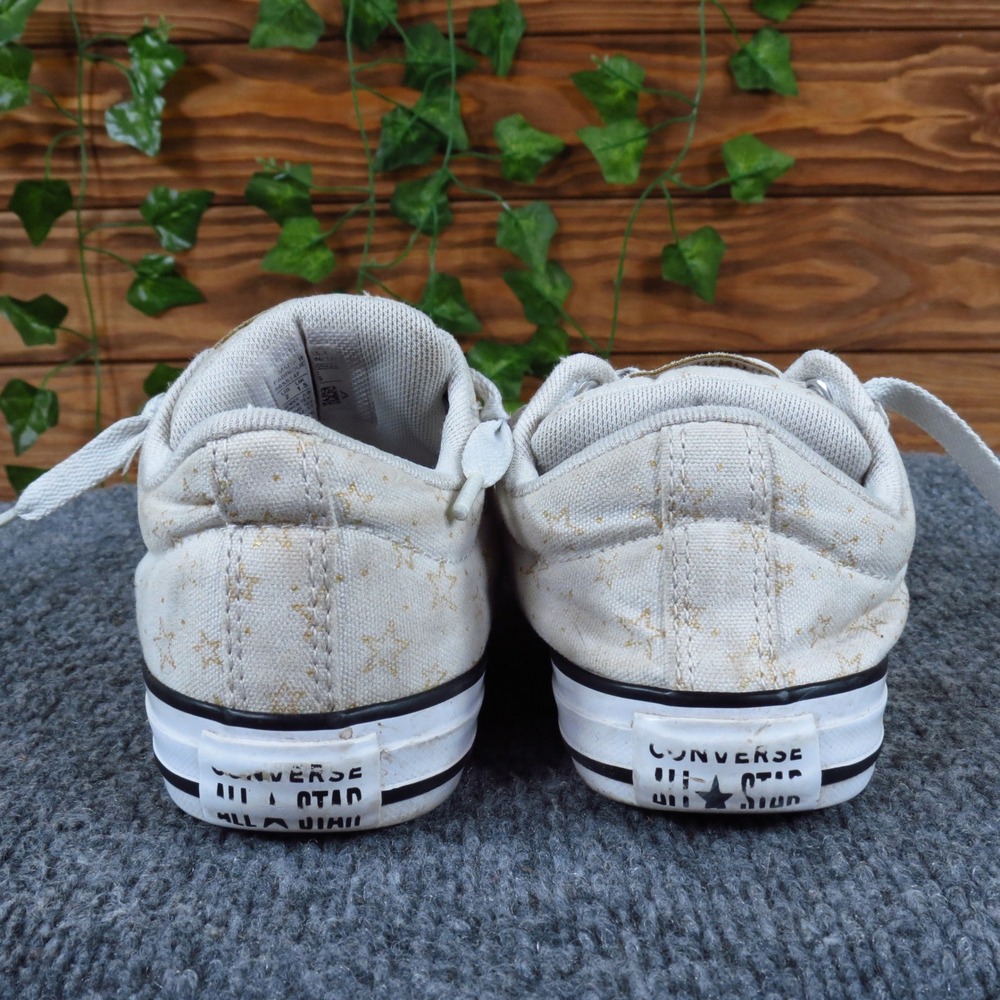 Converse Chuck Taylor All Star Street Slip Kids Sneaker Size 2 Cream Gold Shoes - Picture 4 of 7